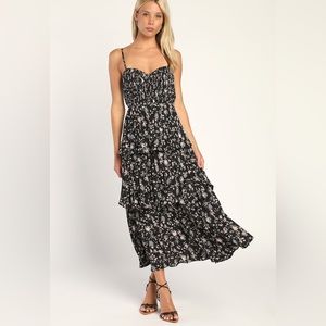 Lulus Floral Midi Dress